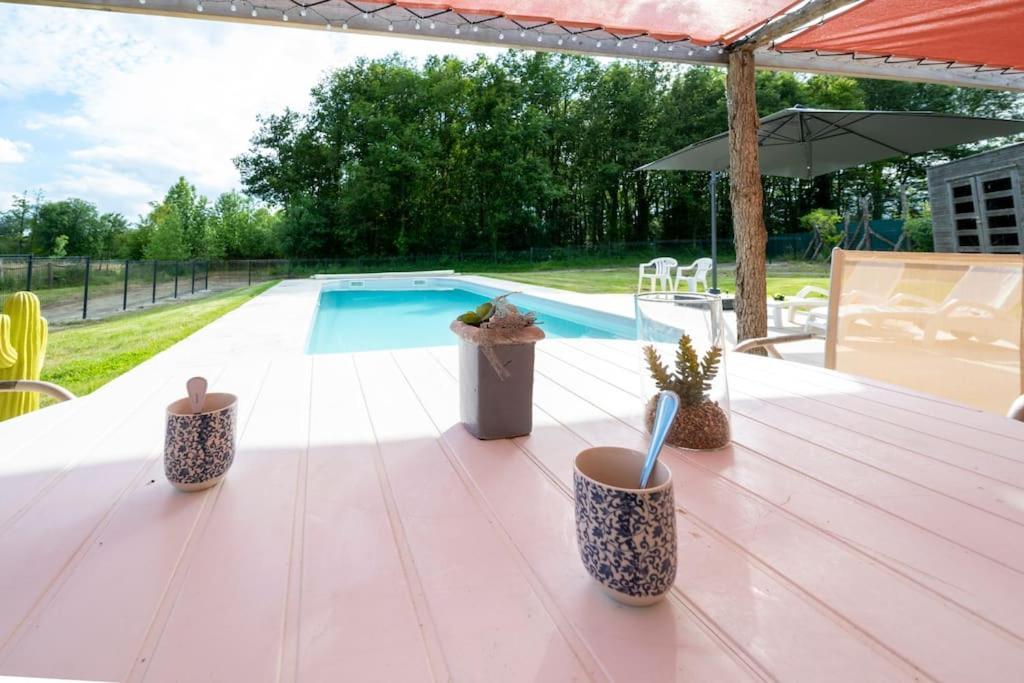 L'Evasion En Pierre Piscine Et Etang Prive Villa Sevremoine Dış mekan fotoğraf